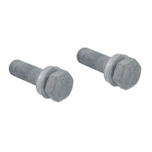 Hot Galvanized DIN933 GB5783 Hex Bolt And Nut Great 10.9